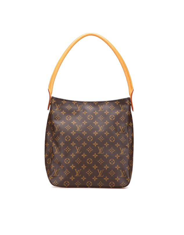Pre-Loved by Azura Reborn - Pre-Loved louis vuitton Leather Shoulder Bag with Classic Pattern and Top Handle for Women