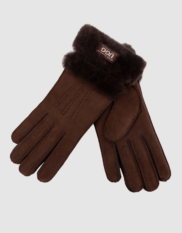 Ozwear Connection Uggs - Ugg Sheepskin Double Cuff Gloves