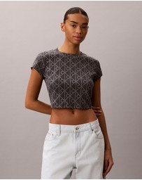 Calvin Klein Jeans - Emblem Logo Baby Tee