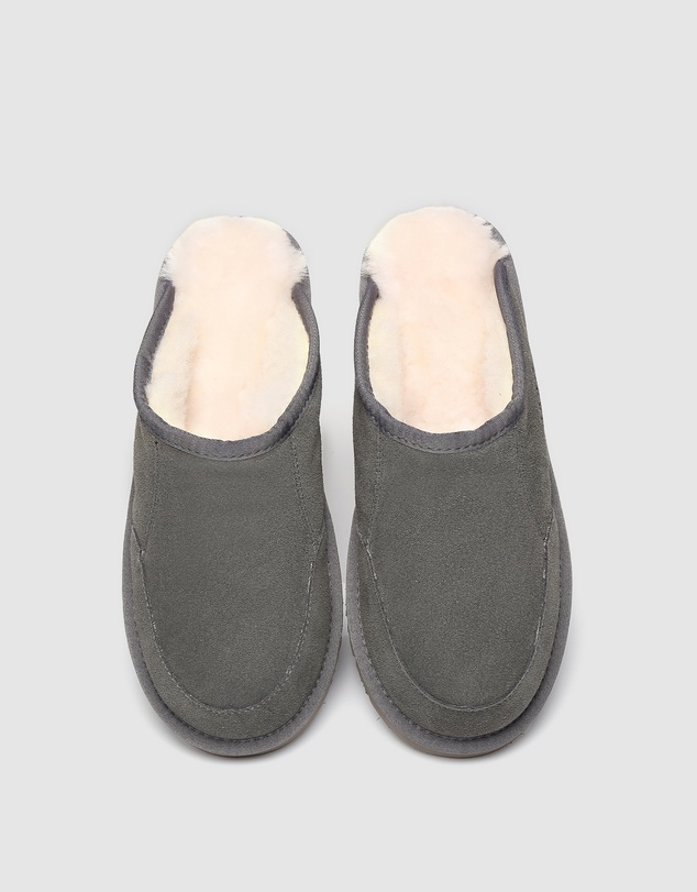 EVERAU - Australian Shepherd Ugg Bred Slipper Cow Suede Upper House Shoes