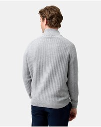 Brooksfield - Half Zipped Knit