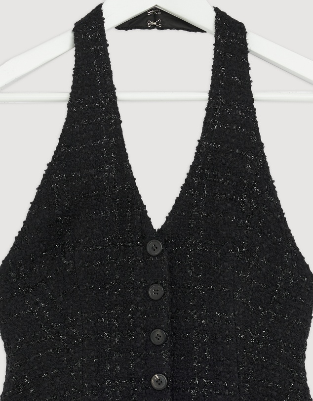 Revibe - Repaired LEO LIN Jessie Halterneck Mini Dress - AU 6