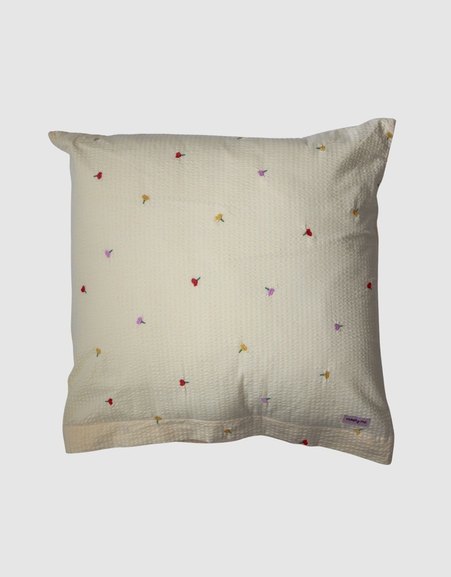 Mosey Me - Forget Me Not Embroidered Euro Pillowcase Set