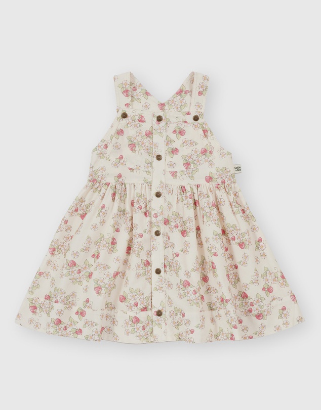 Goldie + Ace - Strawberry Fields Pinafore Dress - Babies-Kids