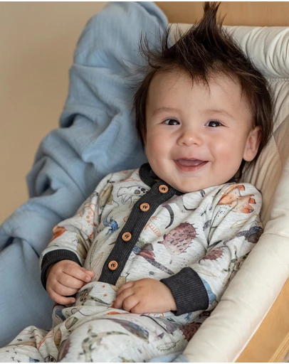 Fox & Finch - Outback Adventure Print Romper - Babies
