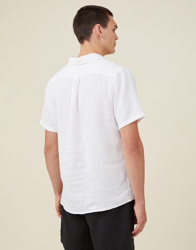 Cotton On - Linen Short Sleeve Shirt