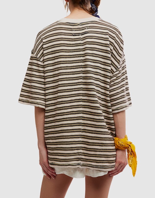 Free People - All Love Stripe Pocket Tee