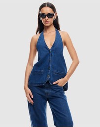 Lioness - Hills Denim Halter Top