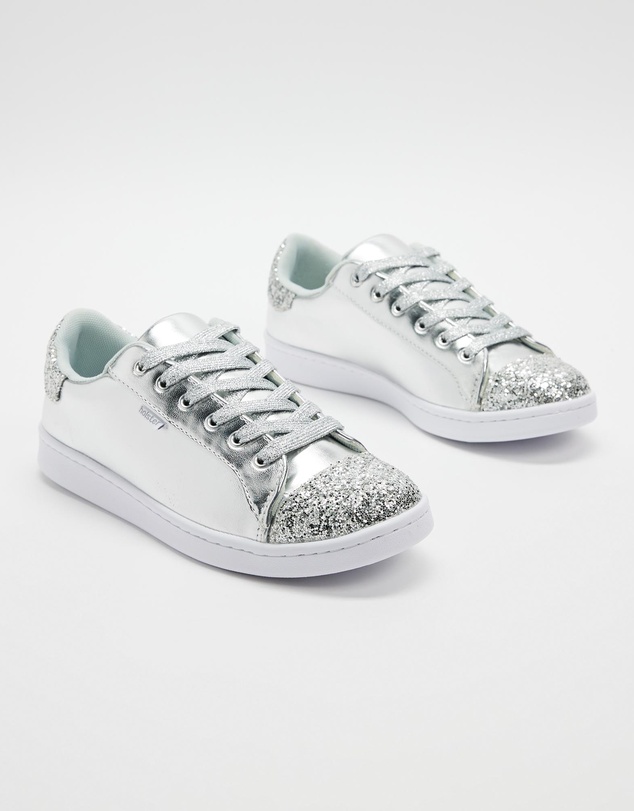 Holster - Stardust Glitter Sneaker - Silver - Women's