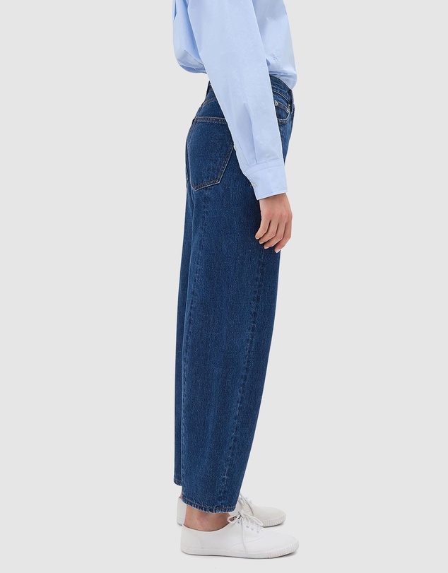 Oroton - Barrel Leg Denim Jeans
