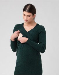 Ripe Maternity - Heidi Nursing Knit Dress