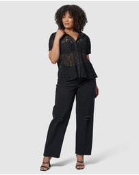 Sunday In The City - Love Lost Lace Shirt