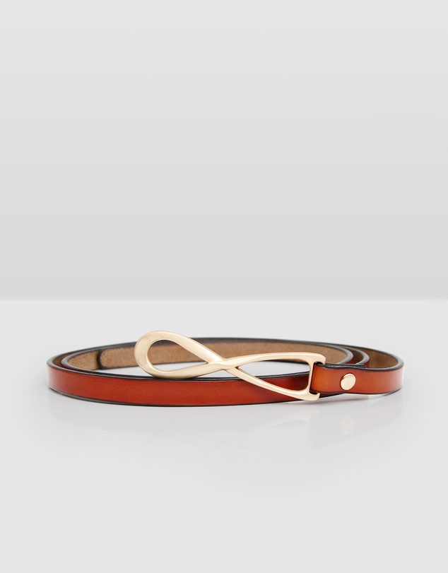 Belle & Bloom - London Mood Leather Tie Belt