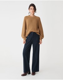 Forcast - Meg Crew Neck Rib Knit Jumper