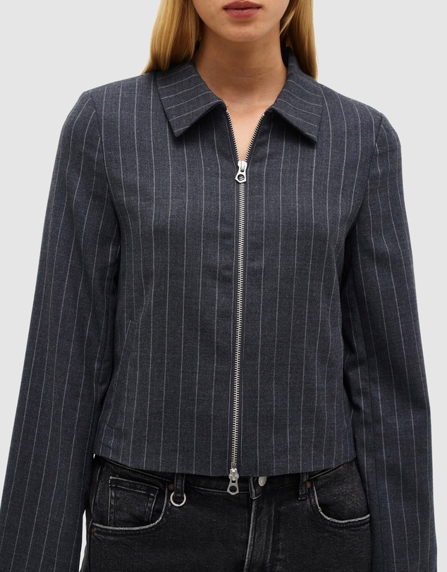 Neuw - Pinstripe Zip Jacket