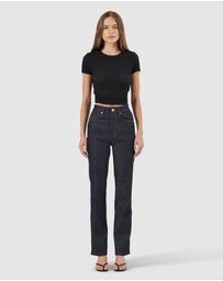 Rolla's - Loulou Straight Jean Long - Madame Indigo