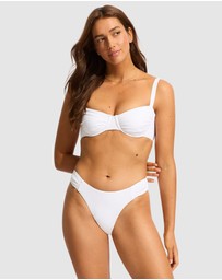 Seafolly - Seafolly Collective High Leg Ruched Side Bikini Bottom