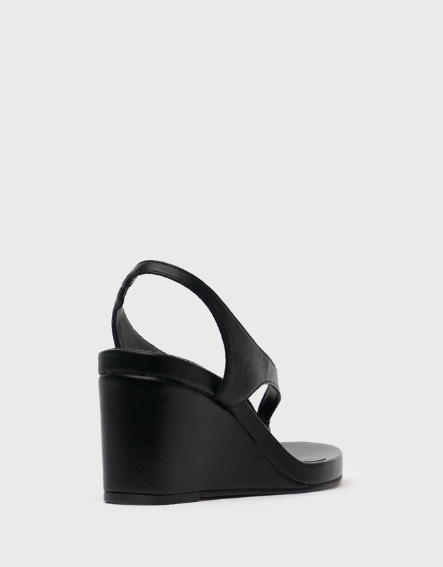 Betts - Shameless Slingback Thong Wedge Sandals