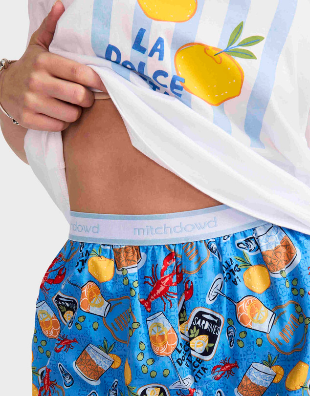 Mitch Dowd - Mitchdowd La Dolce Vita Cotton Pyjama Set