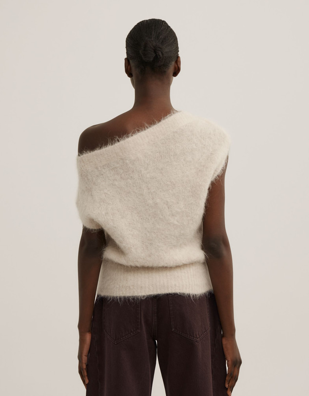 Witchery - Asymmetric Fluffy Top