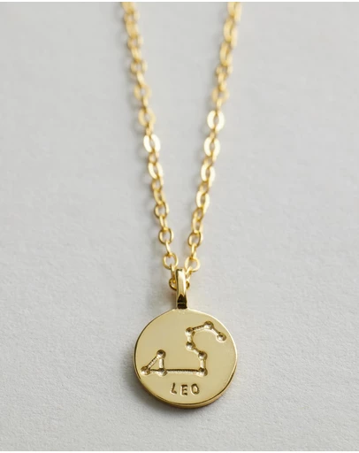 Native Sol - Leo Star Sign Pendant Necklace