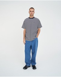 Huffer - Stripe Block Tee