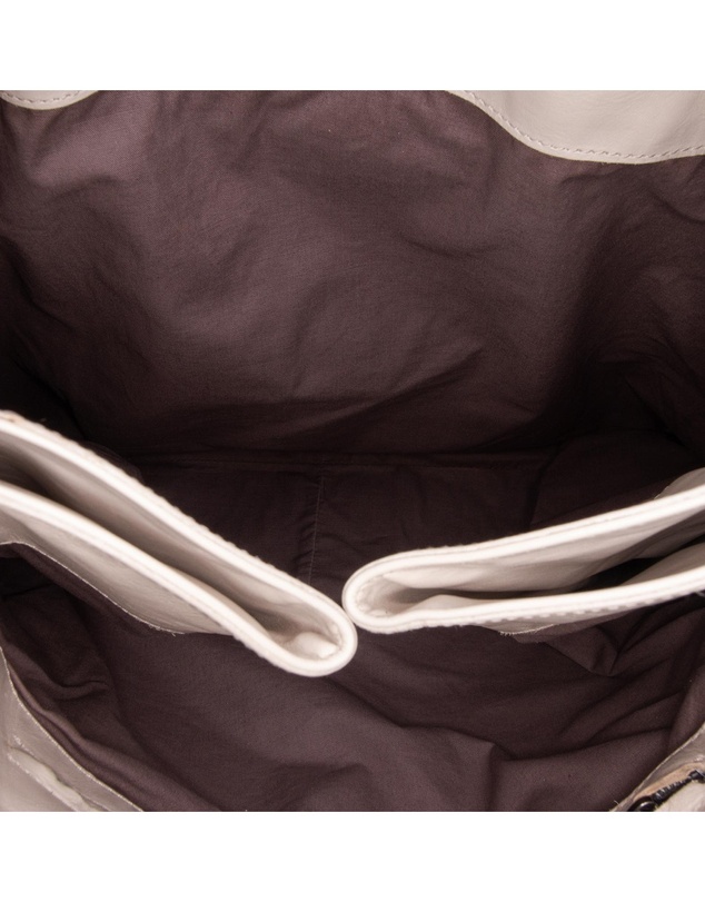 Pre-Loved by Azura Reborn - Pre-Loved Leather Intrecciato Side Zip Tote
