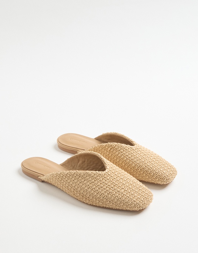 Commonry - Amara Raffia Slide