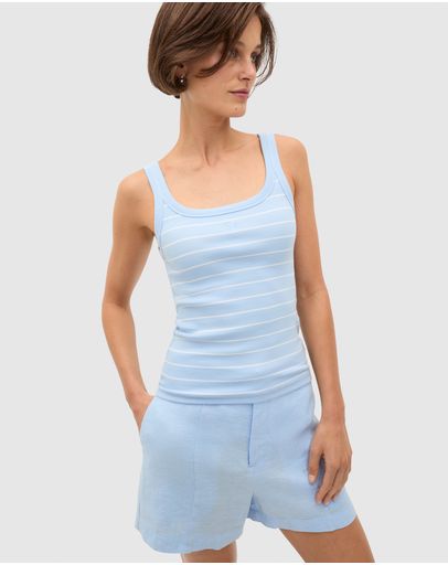 Chalk Blue Stripe