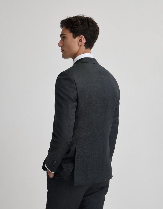 Oxford - Byron 1/2 Canvas Wool Suit Jacket