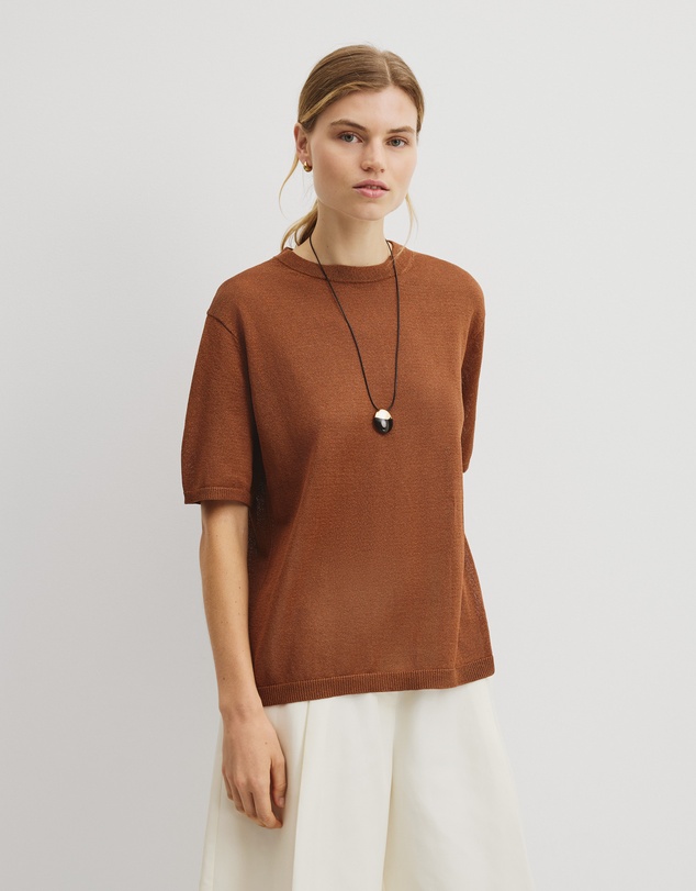 Country Road - Fine Mesh Knit T-shirt