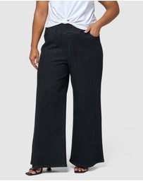 Indigo Tonic - Luxe Wide Leg Comfort Waist Jean