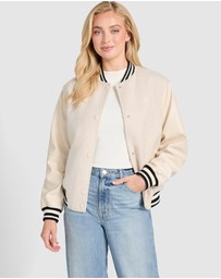 GUESS - Danielle College Bomber Jacket
