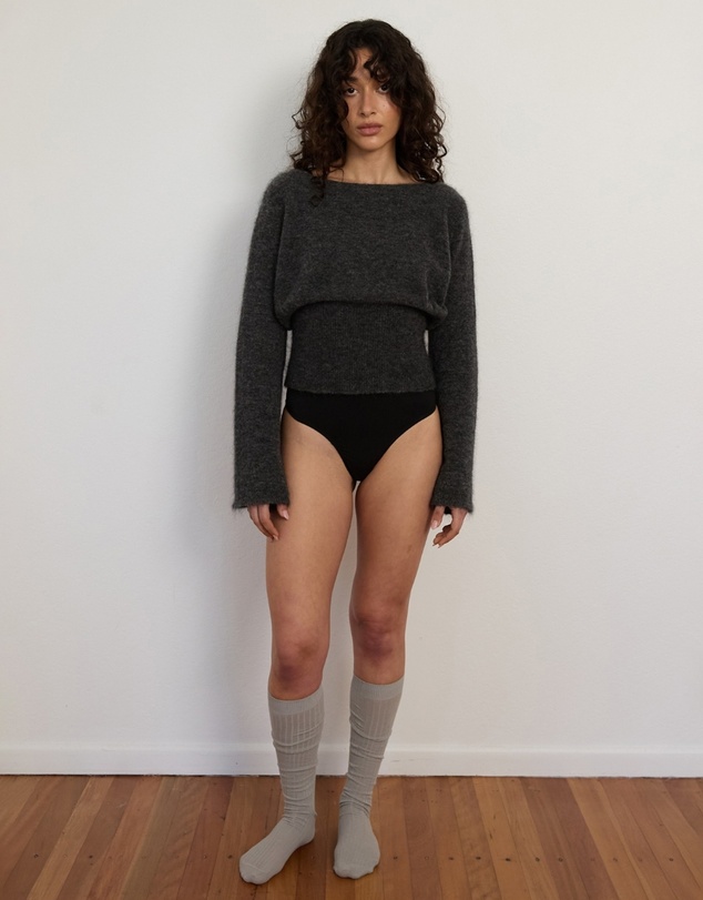 Pinky & Kamal - Mohair Ribbed Knit