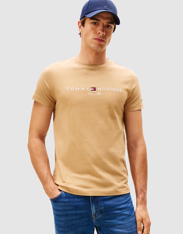 Tommy Hilfiger - Logo Embroidery Slim T-Shirt