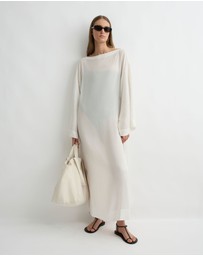 BONDI BORN - Cremona Tie-Side Maxi Coverup