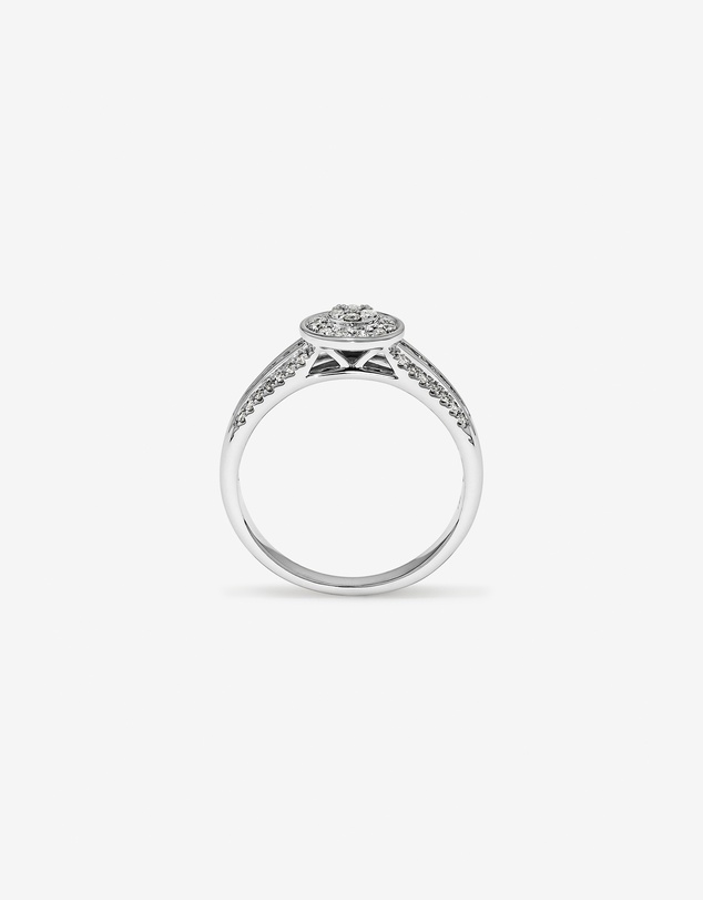 Michael Hill - 0.35 Carat TW Round Diamond Cluster Ring in Sterling Silver