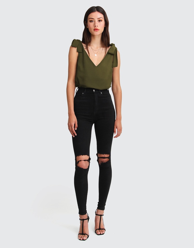Belle & Bloom - Feel For You V-Neck Top