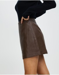 Atmos&Here - Elora PU Mini Skirt