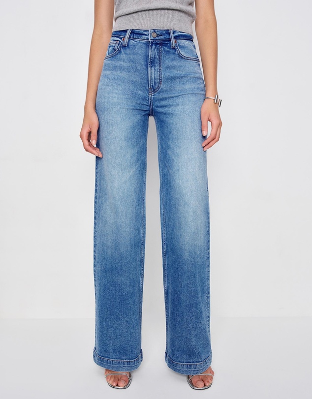 Reformation - Bex Super Stretch High Rise Wide Leg Jeans