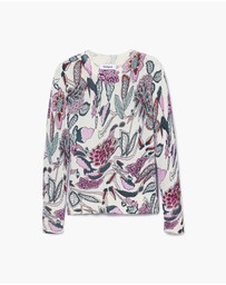 Desigual - Sweater with floral details