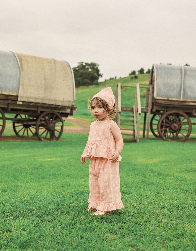 Kynd Baby - Frill Pant in Check