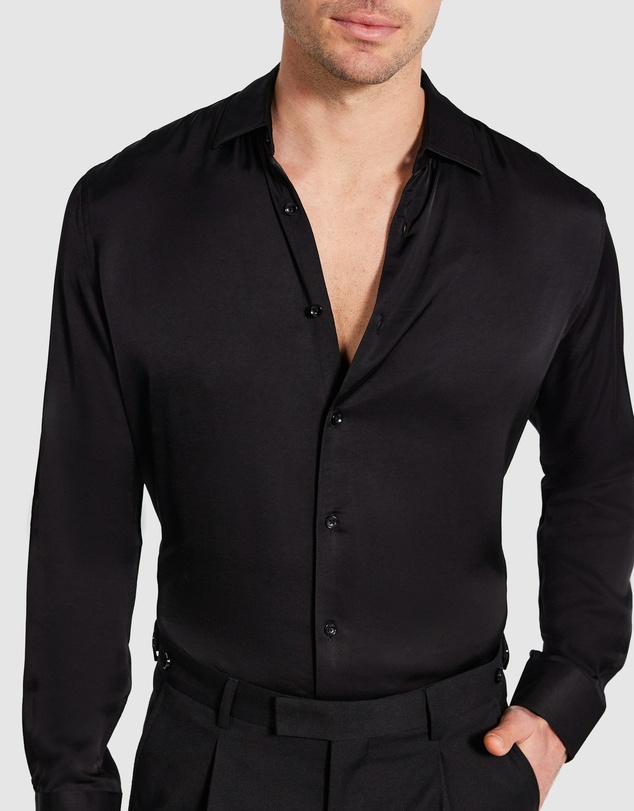 Tarocash - Titanium Viscose Shirt