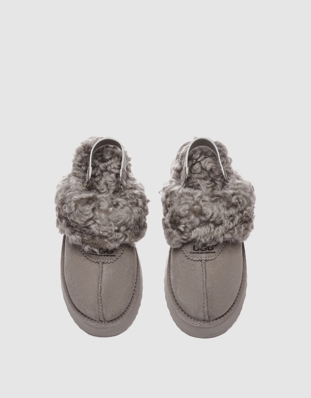 EVERAU - Australian Shepherd Ugg Waffle Curly Platform Cow Suede Upper House Shoes