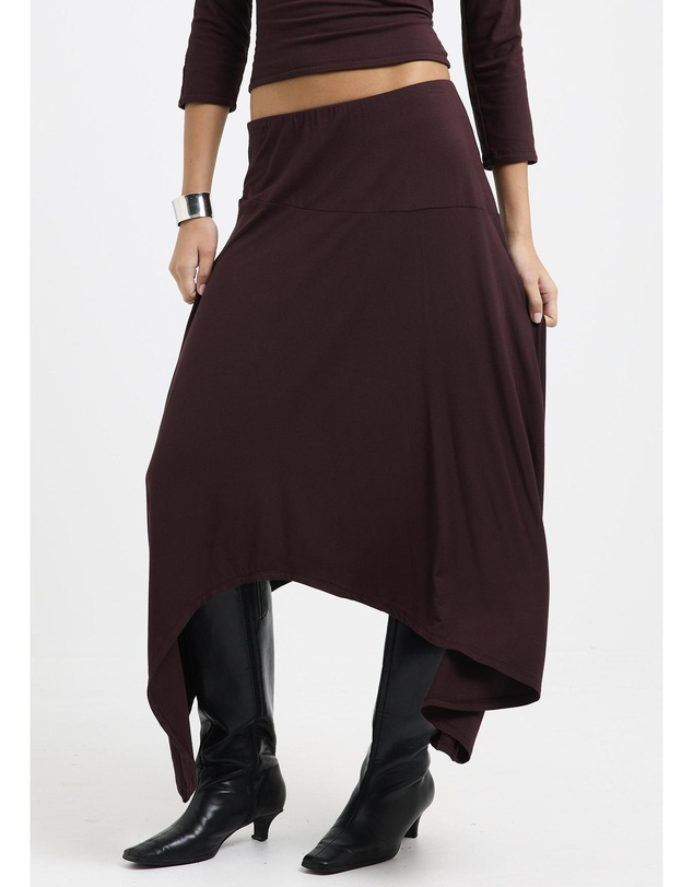 Alice In The Eve - Sage Handkerchief Maxi Skirt