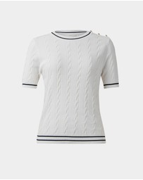 Forcast - Harvey Cable Knit Top