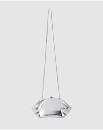 Olga Berg - Tally Metallic Clutch