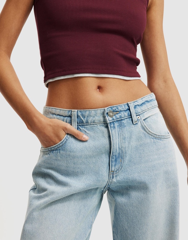 Cotton On - Low Rise Straight Jeans