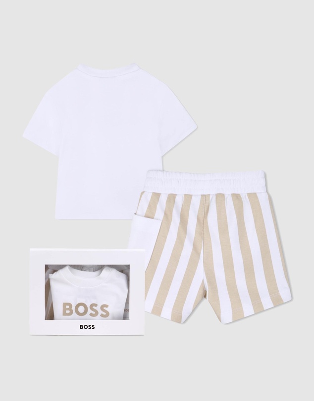 BOSS - T Shirt And Shorts - Kids
