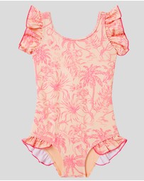 Boardies - Boardies Peach Please Little Girls Ruffles Swimsuit
